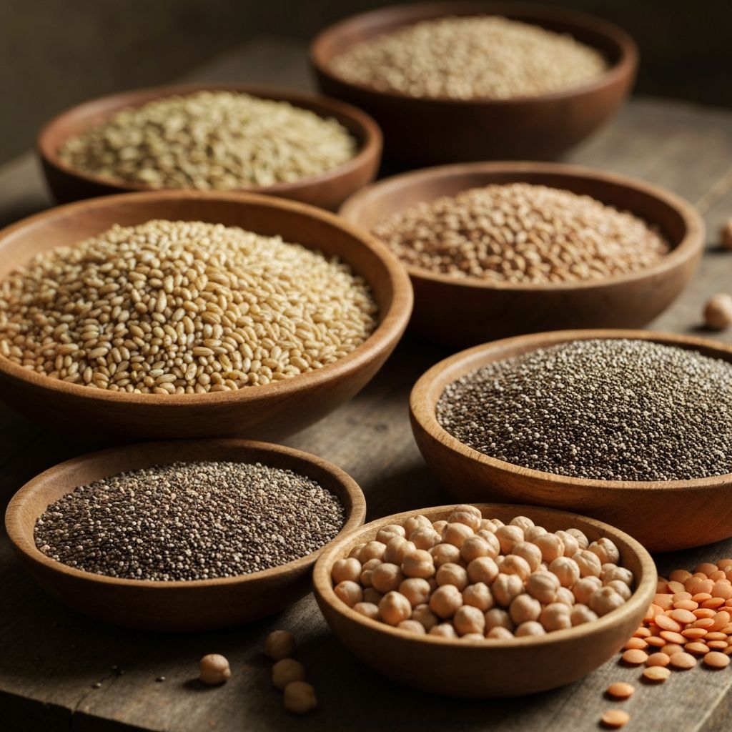 Grains and legumes